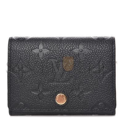 LOUIS VUITTON EMPREINTE BUSINESS CARD HOLDER BLACK M58456 (10.5*8cm) 